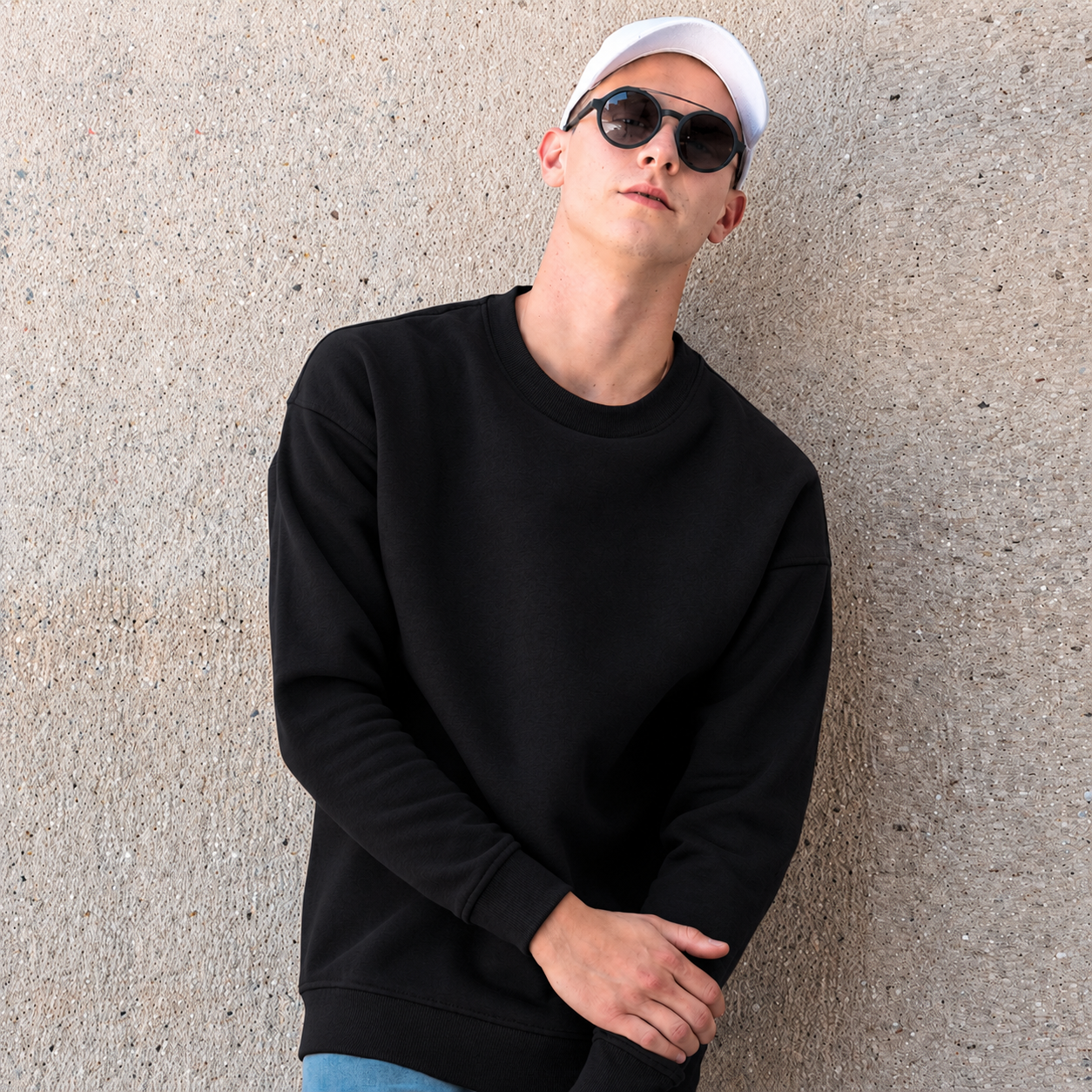 Sweater Unisex in Anthracite mit Schul- oder Klassenmotiv